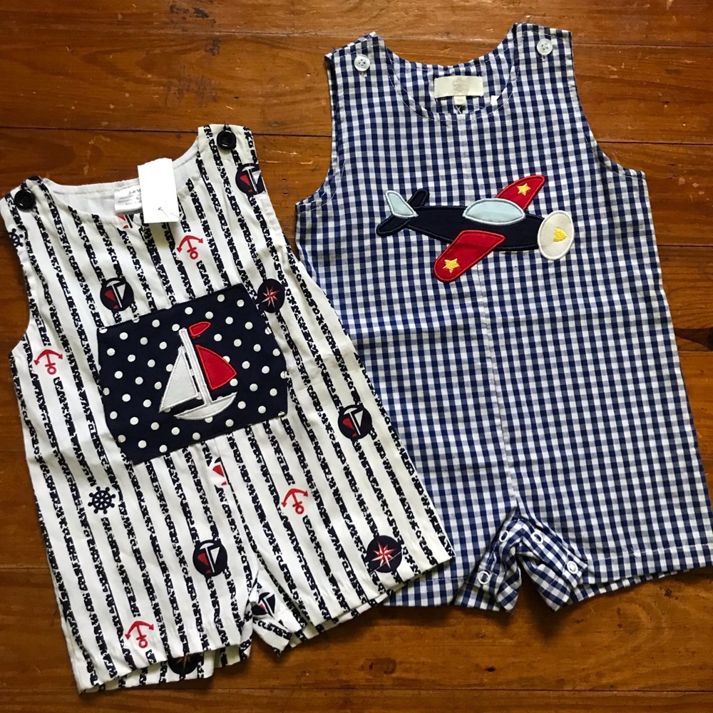 NWT boutique boys coveralls for summer 3-6M